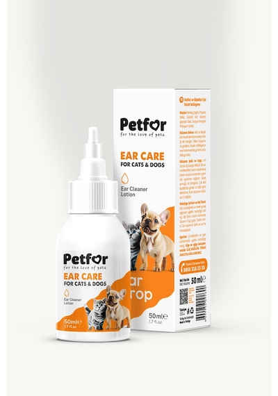 Kedi Ve Köpekler İçin Kulak Bakım Damlası 50 Ml