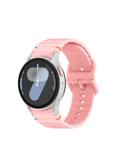 Samsung Galaxy Uyumlu Watch 4 5 6 7 Fe 40 44 Classic 42 43 46 47 Mm Kordon Dekoratif Örgü Çizgili Spor Silikon Kayış