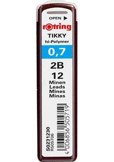 Rotring Hi-Polymer Kalem Ucu 0.7 MM 2B S0231230