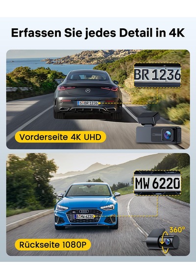 Gku Dashcam Araba Ön Arka, 4k/2.5k Dokunmatik Ekranlı 3,18 İnç, Gps 5g Wi-fi Araç Kamerası, Çift Araç Kamerası, 64gb Sd Kart, Park İzleme, Wdr, 170 Geniş Açı, G-sensörü, Döngü Kayıt, Maks. 256gb Gku Dashcam Araba Ön Arka, 4k/2.5k Dokunmatik Ekranlı 3,18 İnç, Gps 5g Wi-fi Araç Kamerası, Çift Araç Kamerası, 64gb Sd Kart, Park İzleme, Wdr, 170 Geniş Açı, G-sensörü, Döngü Kayıt, Maks. 256gb