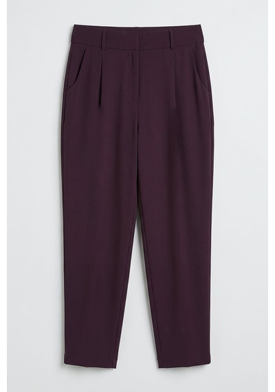 Sateen Talia Havuç Pantolon - Mürdüm-137381