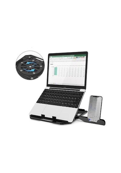 Ally Yükseklik Ayarlı Dizüstü Laptop-tablet Standı Telefon Tutucu- 5775 Renk: Beyaz