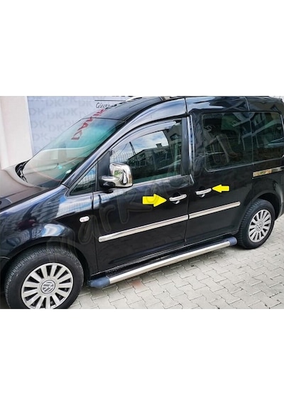 Db Chrome Vw Caddy Kapı Kolu Nikelajı 2004-2014 4 Kapı P.Çelik