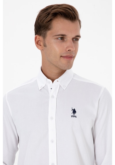 U.s. Polo Assn. Erkek Beyaz Gömlek Desenli 50316662-vr013 Beyaz U.s. Polo Assn. Erkek Beyaz Gömlek Desenli 50316662-vr013 Beyaz