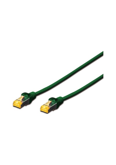 Assmann Digitus DK-1644-A-010/G 1 Mt CAT6A AWG26/7 LSZH S/FTP Yeşil Patch Cord Kablo