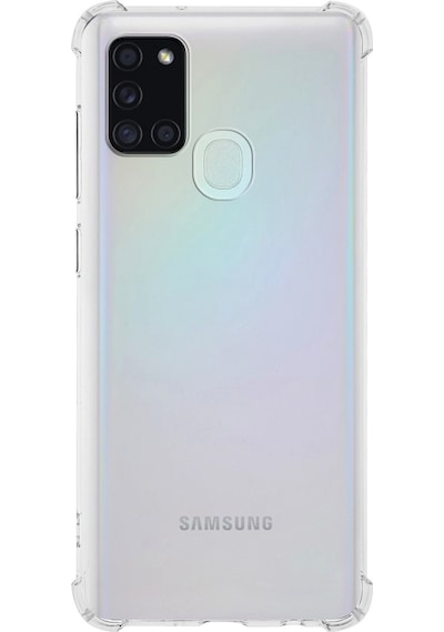 Samsung Galaxy A21s Uyumlu Kapak Şeffaf Airbag Köşe Korumalı Antishock Silikon Kılıf