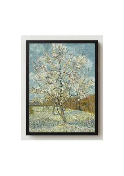 Van Gogh Van Gogh Pembe Şeftali Ağacı Çerçevesiz Poster 21x30 Cm A4 Tablo Van Gogh Post Empresyonizm