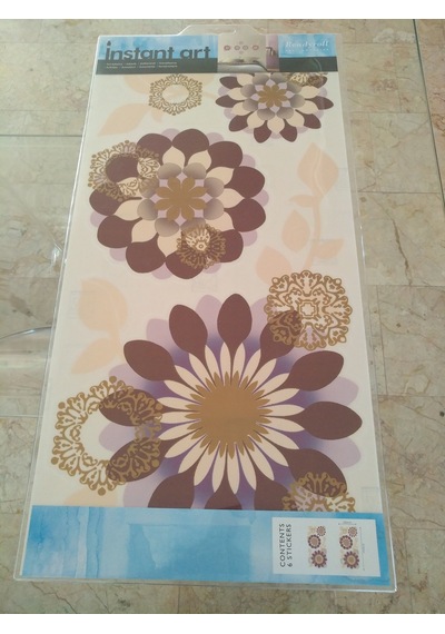 Readyroll Floral Kendinden Yapışkanlı Dekoratif Duvar Süsü N11.263