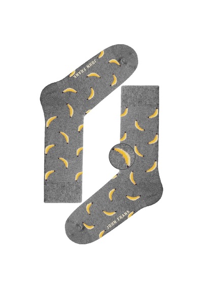 John Frank Fun Socks Uzun Çorap Multıcolor (488750851)-Std Siyah