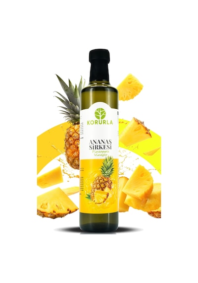 Ananas Sirkesi Doğal Fermantasyon Pineapple Vinegar 500 Ml