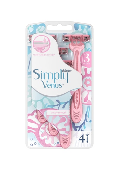 Gillette Simply Venüs 3 Tıraş Bıçağı 4'lü