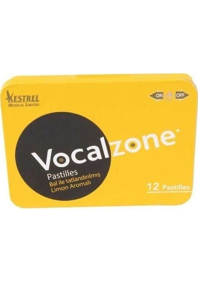 Vocalzone Honey Limon Pastil 12
