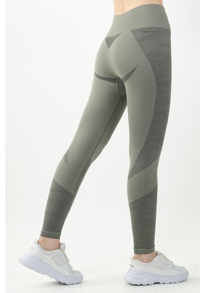 Maraton Active Slimfit Kadın Fitness Açık Haki Tayt 812081-açık Haki