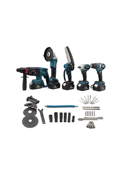 Dawreek Beşli Set MK350 (Budama Testeresi 13 MM Ç.Mandren+S.Sıkma+Ş.Spral+Ş.Hilti)