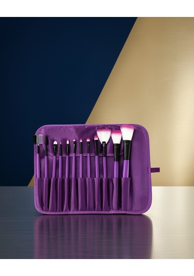 12 Parça Hafif Kompakt Makyaj Fırça Seti Xucz12parçamakyajfırçasıııııı-2