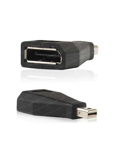 Dark Mini Displayport To Displayport Dişi Çevirici