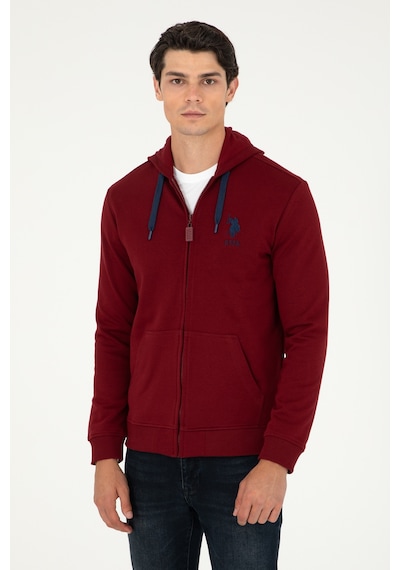 U.s. Polo Assn. Erkek Bordo Sweatshirt 50289028-vr014 Bordo