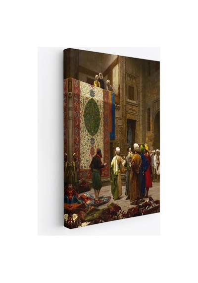 Osman Hamdi Bey'in Halı Tüccarı İsimli Eseri Kanvas Tablo