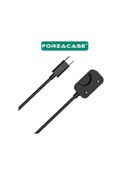 Forzacase Samsung Galaxy Fit 3 Akıllı Saat İle Uyumlu Type-c Manyetik Şarj Kablosu 1 Metre - Fc017 Siyah