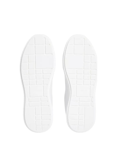 Calvin Klein Erkek Logo Kabartmalı Düşük Bilekli %100 Deri Beyaz1 Sneaker Ym0ym01344-06x-13060 Beyaz1