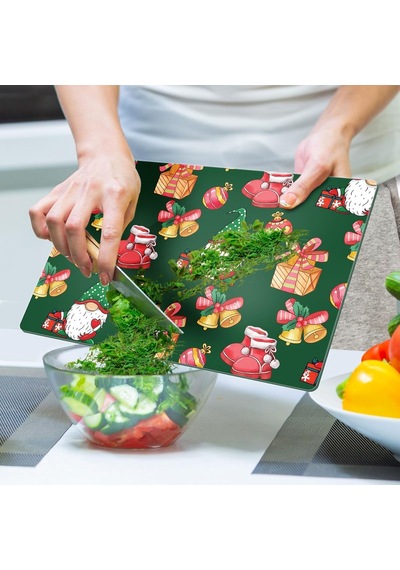 Decovetro Cam Kesme Tahtası Ve Sunumluk Noel Yılbaşı Desenli 20 X 30 Cm Diğer