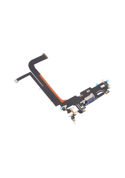 Apple Uyumlu iPhone 13 Pro Max Şarj Bordu Flex Kablo Mavi