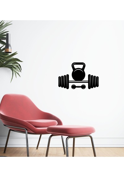 Bk Home Gym Tasarımlı Duvar Sticker-21