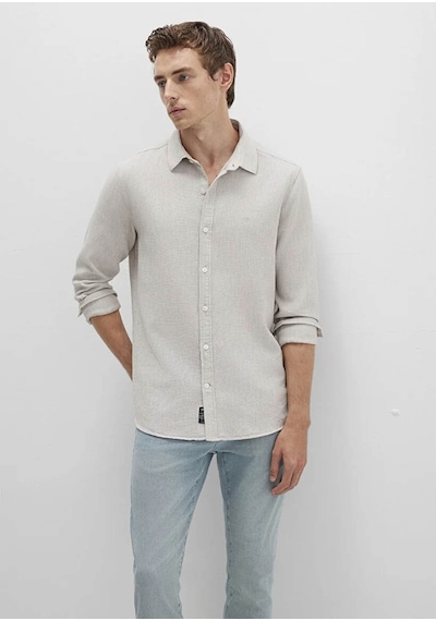 Mavi Slim Fit Uzun Kollu Bej Erkek Gömlek M0211656-70145 Bej