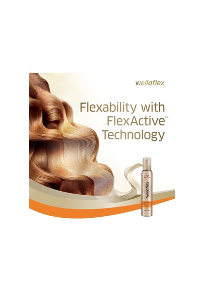 Lexroo Wella Wellaflex Curls & Waves Güçlü Tutuş Saç Köpüğü 200 Mililitre
