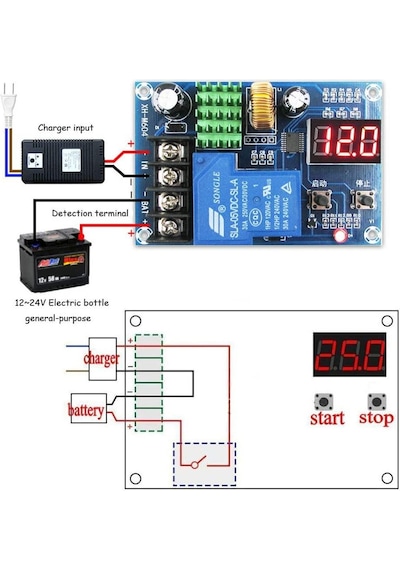 Hcw-M604 6-60V Lityum Pil - Akü Şarj Kontrol Devresi