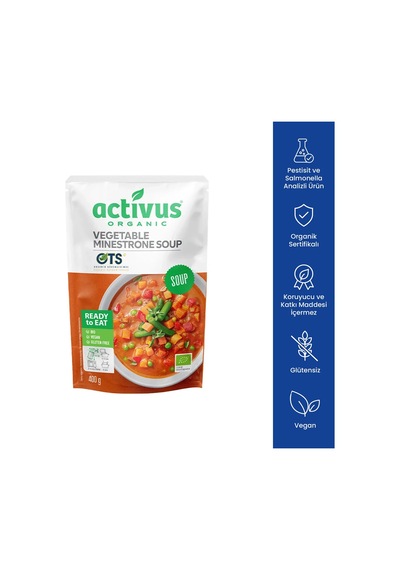 OTS Organik Organik Sebzeli Minestrone Çorbası 400 G