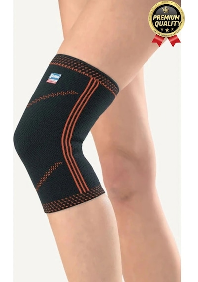 Premium Seri Konforlu Maksimum Koruma Ortopedik Çift Taraflı Elastik Örme Likralı Spor Dizlik Unisex Çok Renkli