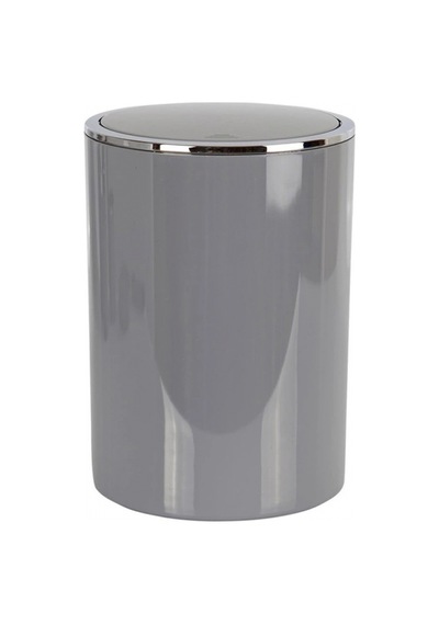 Ansan Ans E35-07 Lenox Plastik Gri Çöp Kovası 6 L 18,5 X 25,5 Cm Gri