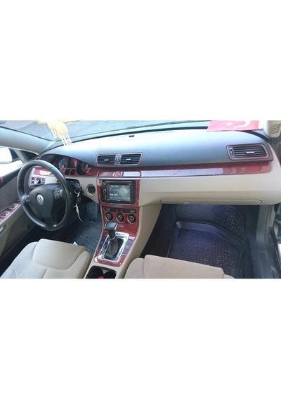 Volkswagen Passat B6 Torpido, Konsol, Trim, Göğüs Kaplama Set Maun Renk Özel Dizayn