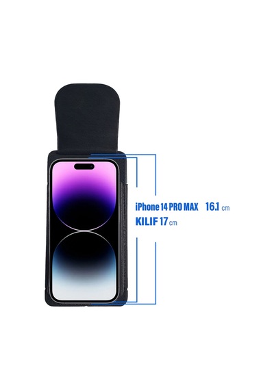 Apple Uyumlu iPhone 14 Pro Max Kemer Kılıfı Bel Takılan Kılıf