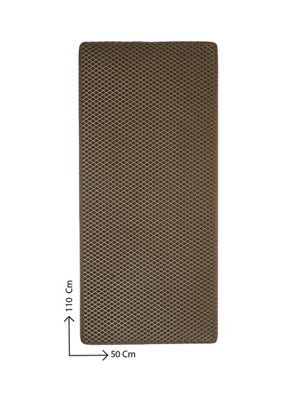 50x110 Cm Hücreli Kedi Kumu Paspası Kedi Matı Kedi Tuvalet Önü Paspası Koyu Kahverengi