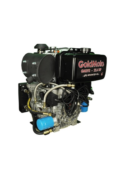 Goldmoto GM292F-J1 22.4 Hp Marşlı Krank Mili Kamalı Dizel Motor