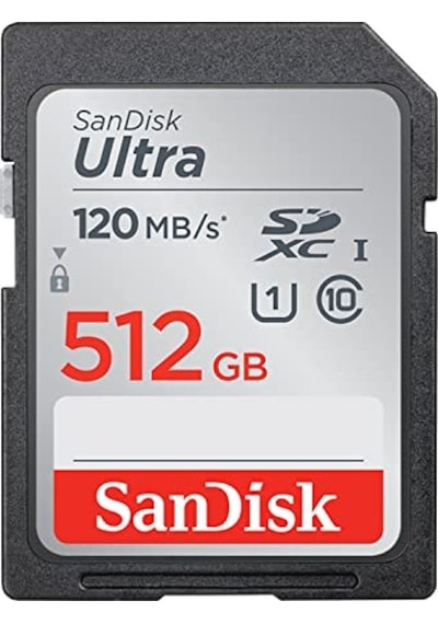 Sandisk Ultra Sdxc Uhs-ı Hafıza Kartı 512 Gb Giriş Seviyesi Ve Orta Sınıf Kompakt Kameralar İçin, U1, Sınıf 10, 120 Mb/s Aktarım