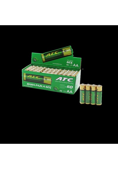 Aa R06 1.5v Kalem Pil 60'lı Paket Çok Renkli