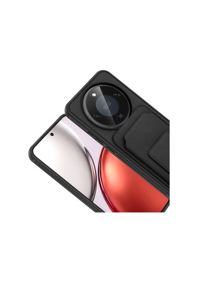 Honor Magic 8 Lite 5g İçin Uyumlu Tpu Korumalı Kart Bölmeli Deri Dokulu Kılıf