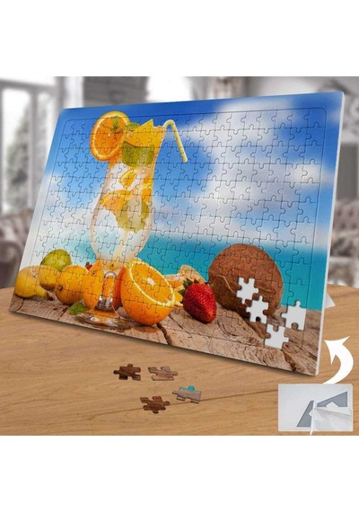 Meyveli Yaz Kokteyli 240 Parça Puzzle Yapboz Tablo-3