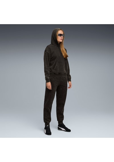 Puma Essentıals Elevated Kadın Geniş Kesim Kapüşonlu Sweatshırt 688103 01 SiYAH