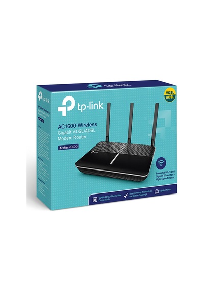 Tp-lınk Archer Vr600, Ac1600, 4 Port Gigabit, Dual Band Wifi, 1600mbps, 3xanten, 3g-4g Usb Desteği, Vdsl2, Adsl2+ Modem