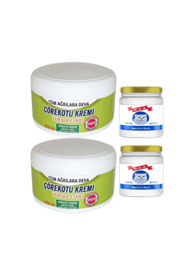 Çörek Otu Rahatlama Xl Boy Krem 2x200 Ml+2x50 Ml Snow Kitten Krem
