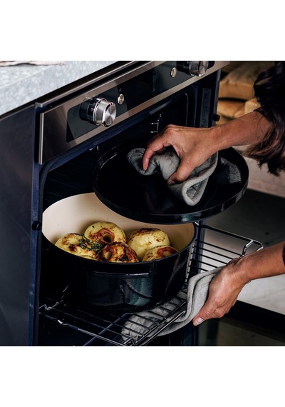 Kitchenaid Cc006061 Döküm Demir Tencere 26 Cm Onyx Siyah