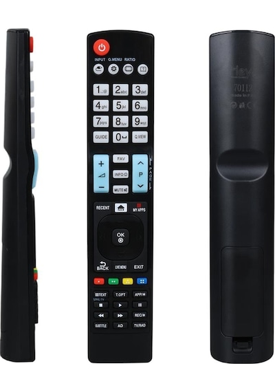 Hey Küçük Kalıp LG Uyumlu Akb74455401 Recent My Apps Tuşlu Lcd Led Tv Kumanda