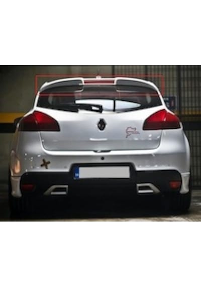 Renault Megane 3 2009-2016 Spoiler-fiber-astarlı-boyasız