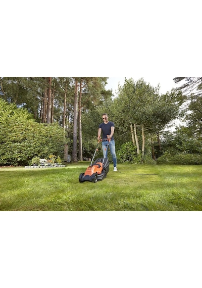 Black+Decker BEMW451BH-QS 1200W 32 CM Çim Biçme Makinesi (Ergonomik Tutma Kolu)