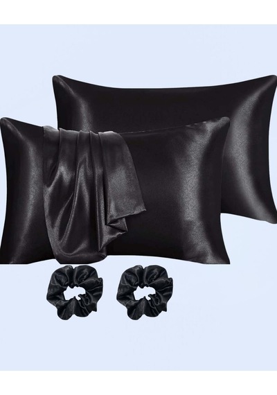 Lexroo Ipeksi Saten 50x70 Cm Yastık Kılıfı 2 Adet, Kıvırcık Saçlar,dalgalı Ve Düz Saçlar Çok Renkli