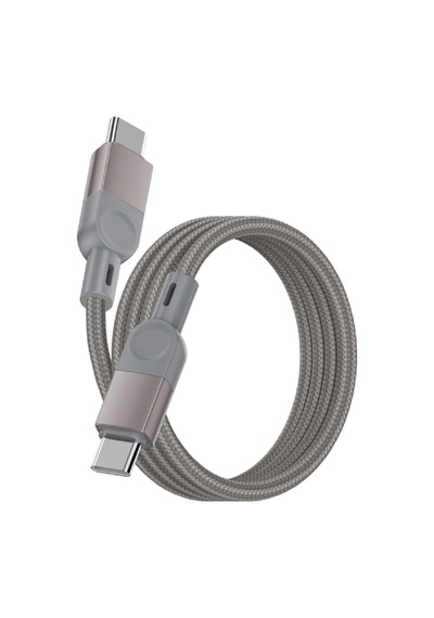 Zr-44 Type-c To Type-c Pd 100w Örgü Tasarımlı Hızlı Şarj Özellikli Data Ve Şarj Kablosu 1m